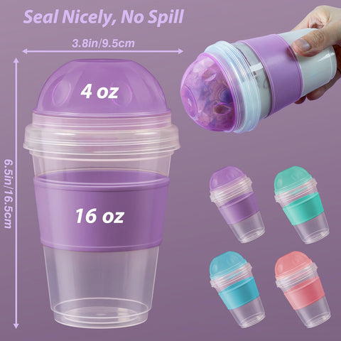 Freshmage vasos parfait en colores, fáciles de combinar para diferentes comidas