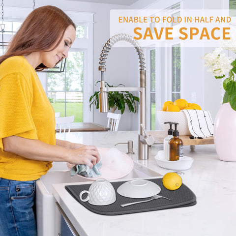 Bordes elevados FreshMint para evitar salpicaduras en encimera