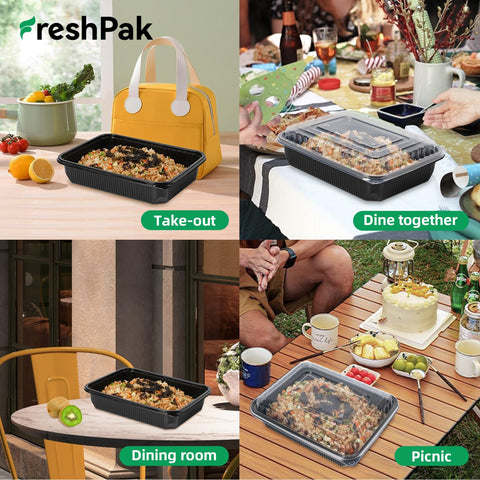 FRESHPAK pack de 40 unidades para servicios de catering y reparto para llevar