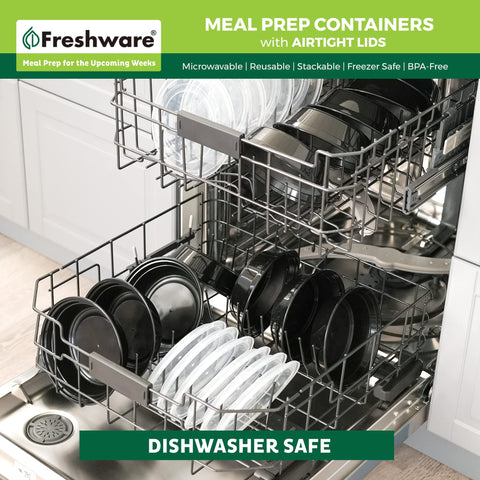 Freshware contenedores para sopa y ensalada, ideales para almuerzos
