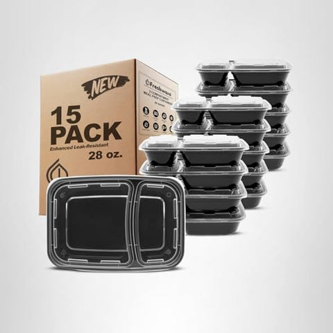 Freshware lonchera para trabajo o escuela con porciones equilibradas.