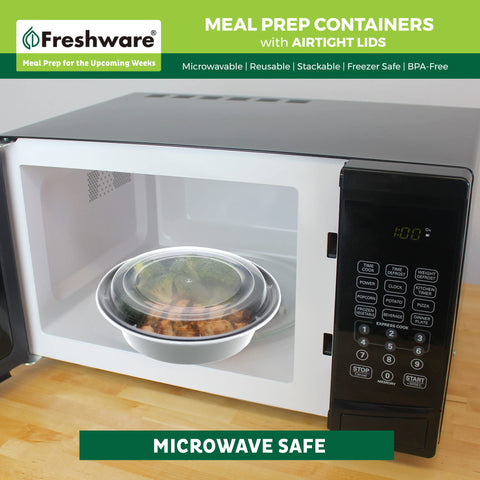 Freshware porciones adecuadas para comidas balanceadas y listas para llevar