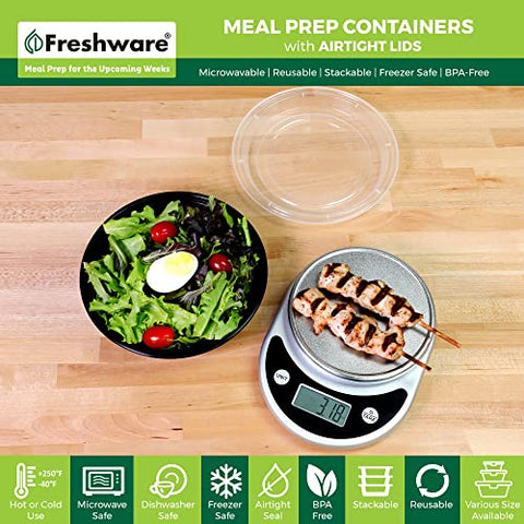 Freshware tapas herméticas para lonchera bentō, mantienen la comida fresca