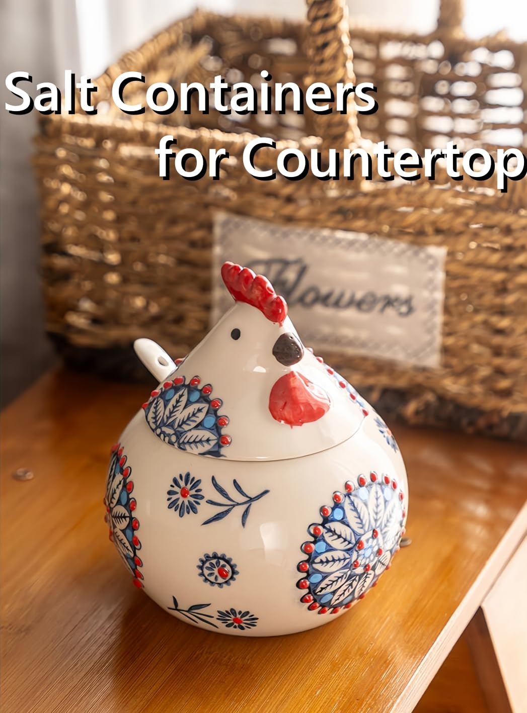 Frezonika salero cerámico de mesa: añade un toque decorativo a la cocina.