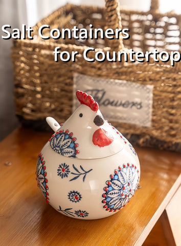 Frezonika salero cerámico de mesa: añade un toque decorativo a la cocina.
