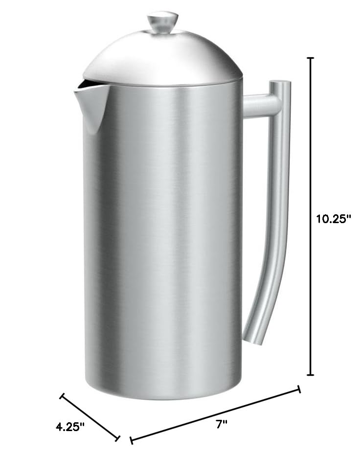 Frieling Prensa Francesa para uso diario, ofrece experiencia de café completa.