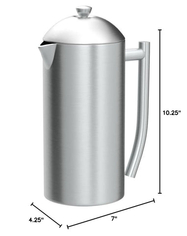 Frieling Prensa Francesa para uso diario, ofrece experiencia de café completa.