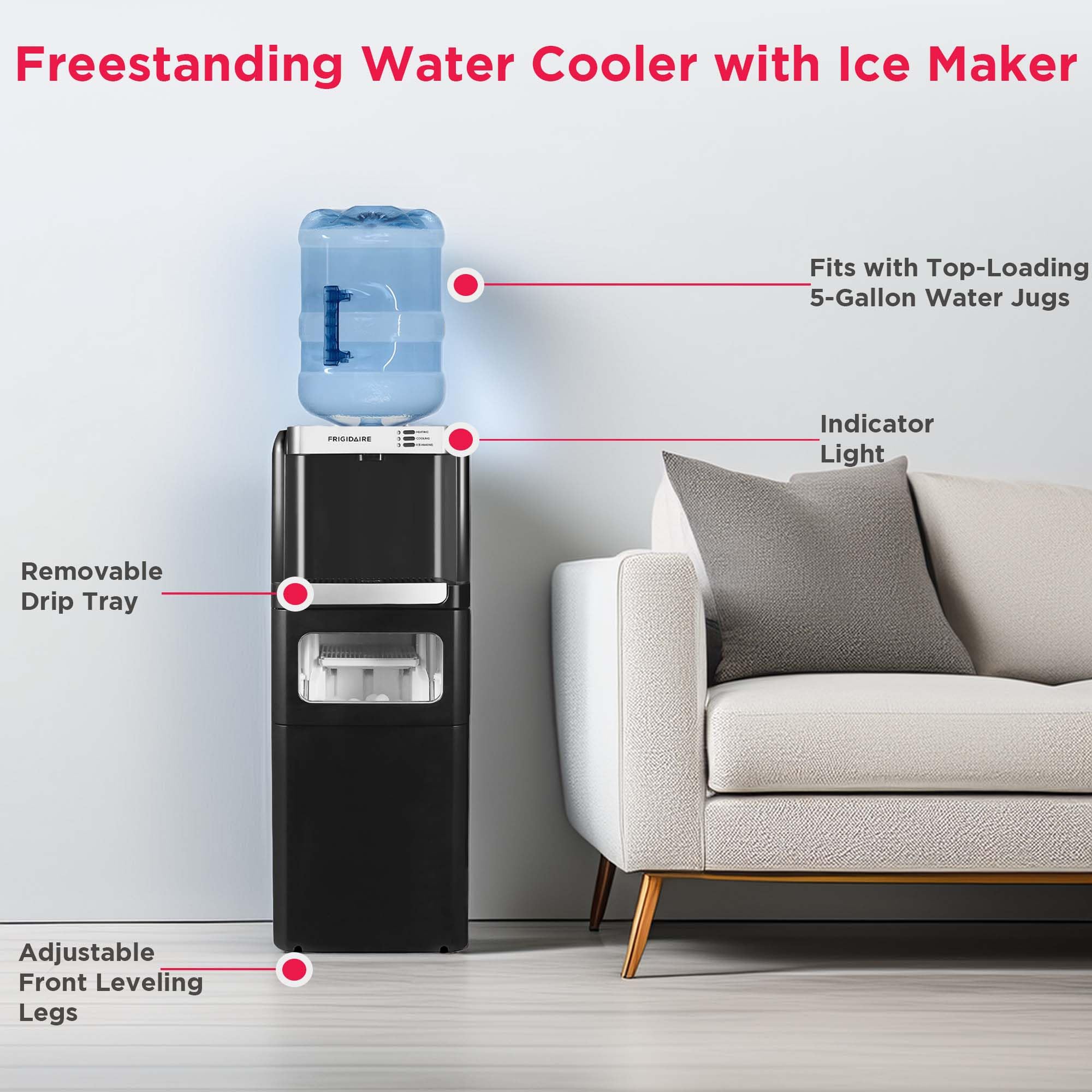 Frigidaire sistema de reciclaje de agua para hielo continuo