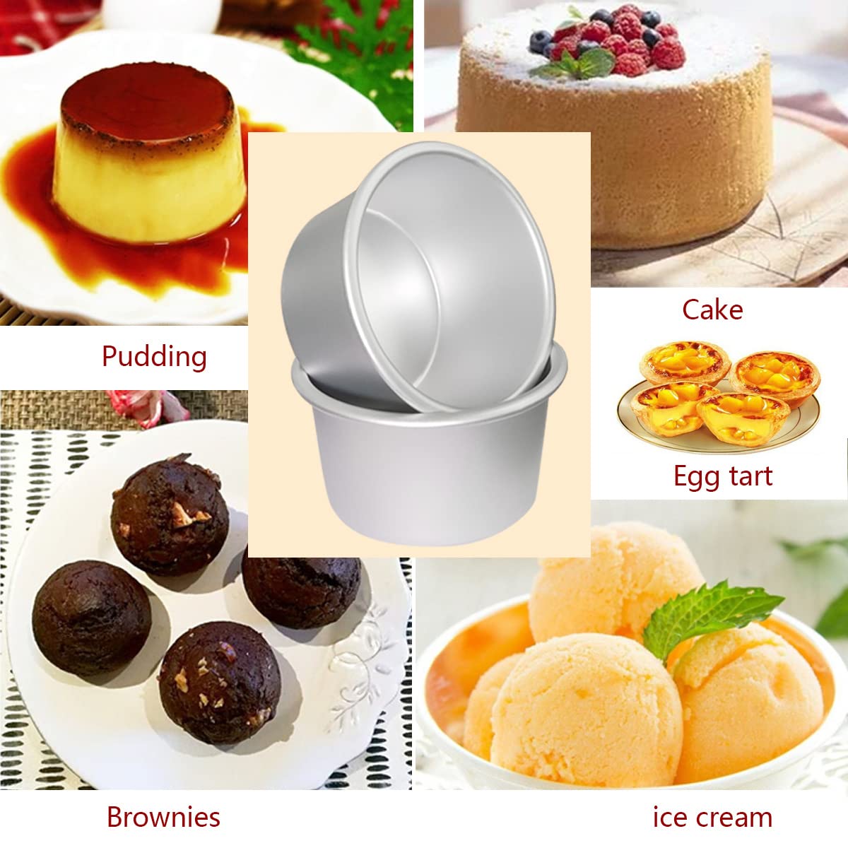 FRIGIIRE usos: mini muffins pudines y pasteles en porciones