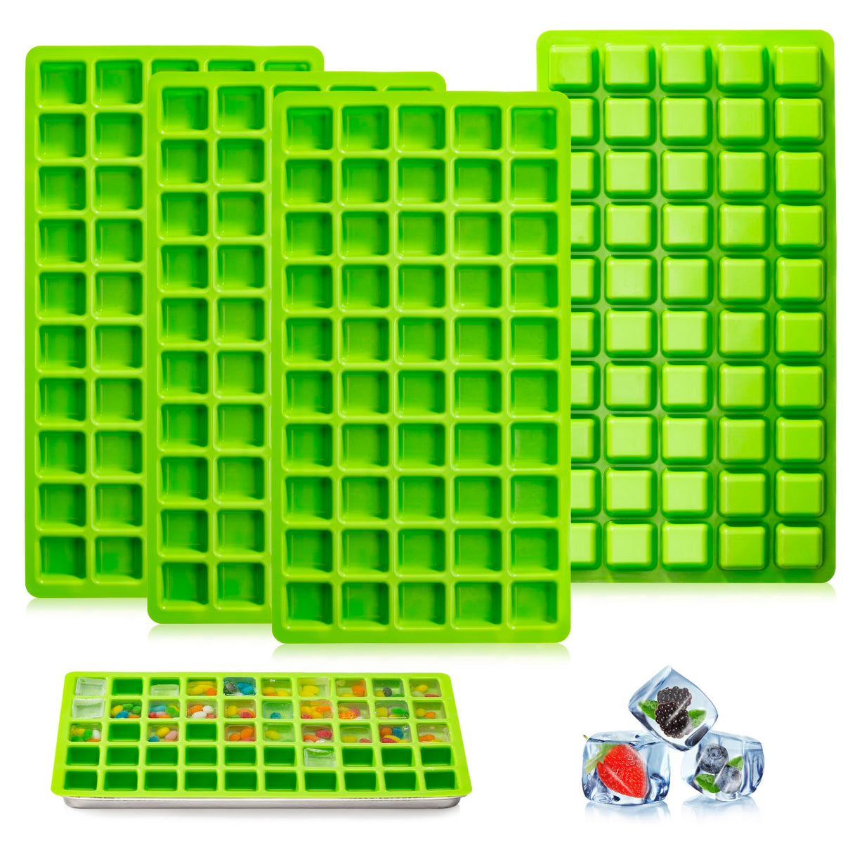 Friheten moldes de silicona para Harvest Right, bandeja con 50 secciones para porciones.