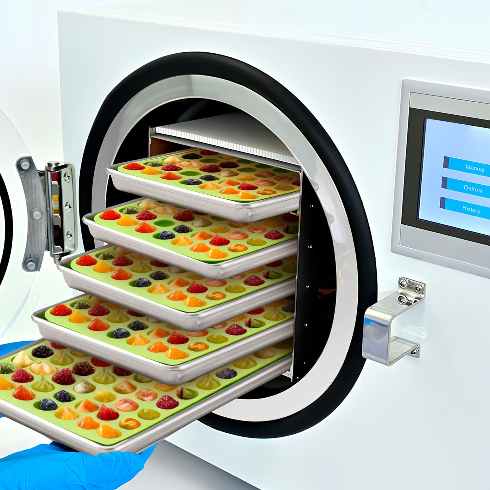 Friheten moldes silicona ideales para yogur, batidos y gelatinas.