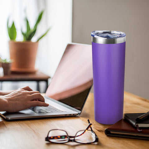 FristChoice 20 oz vaso esbelto cabe en la mayoría de portavasos
