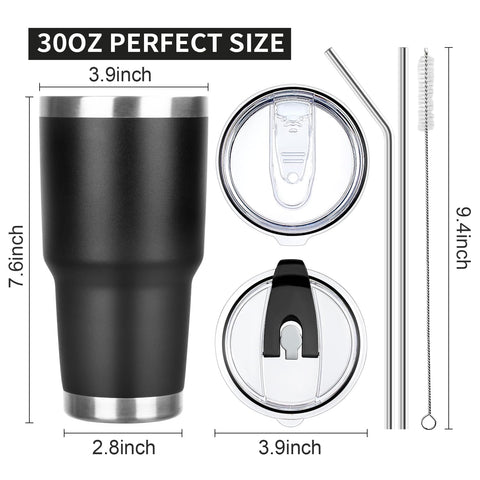 FristChoice 30oz tumbler con tapa abatible sin BPA para mayor seguridad.