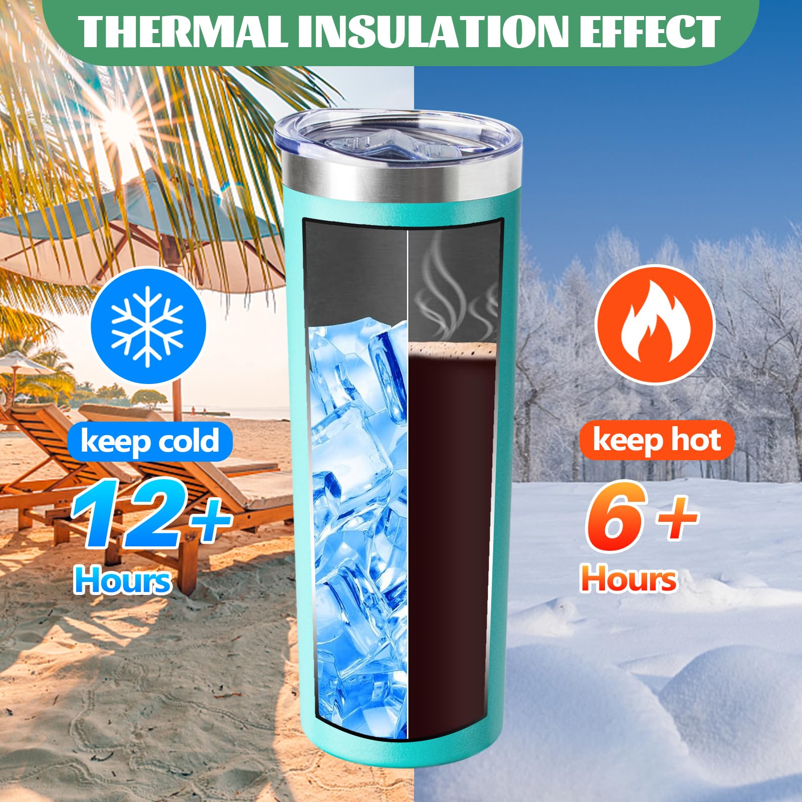 FristChoice vaso termico doble pared mantiene tus bebidas a temperatura.