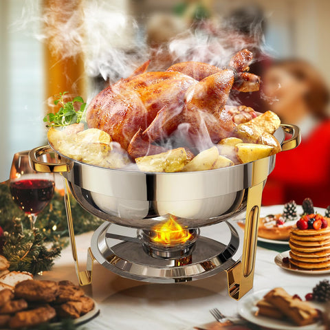 Frizoky bandejas inoxidables duraderas para eventos al aire libre y grandes reuniones.
