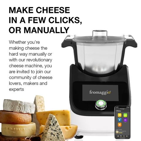Fromaggio app móvil inteligente, control práctico y recetas paso a paso.
