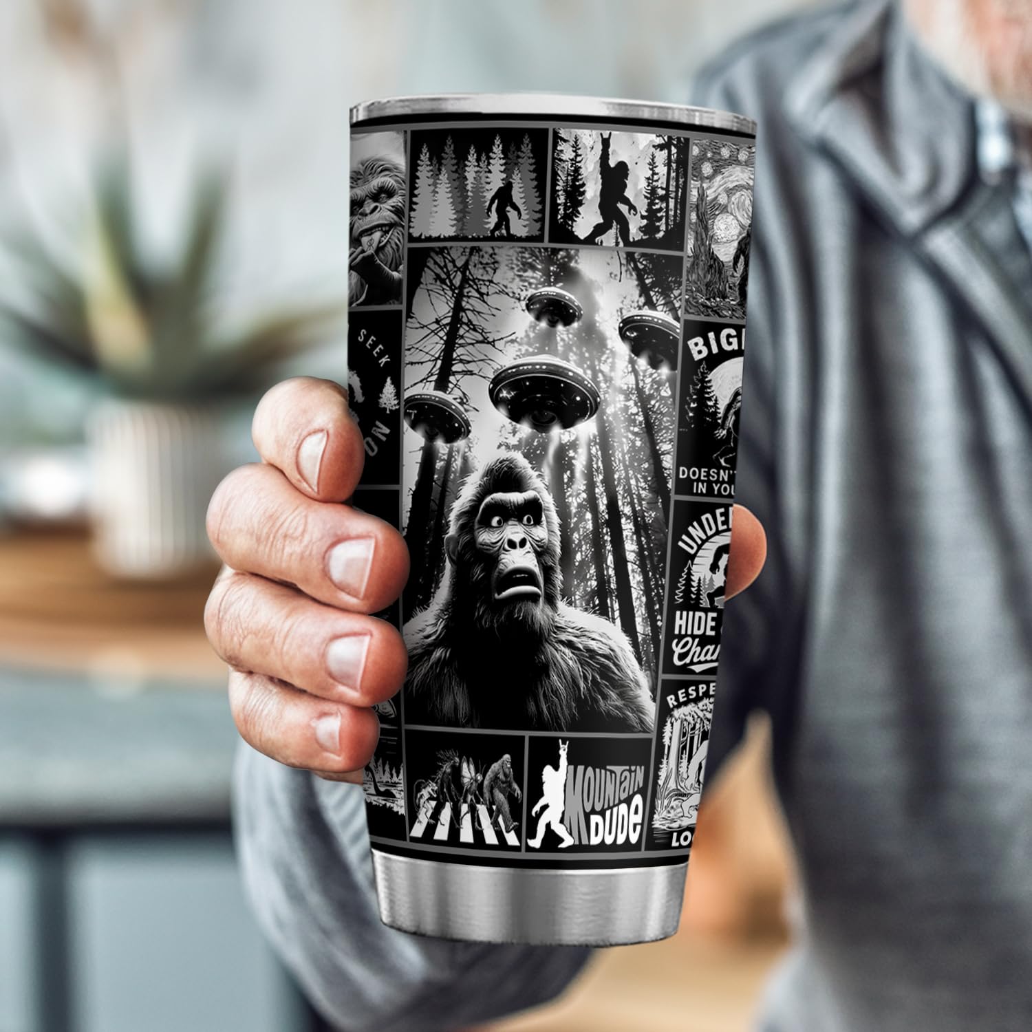 FROOBLEQUIRK Big Foot tumbler, aislamiento doble para temperatura estable