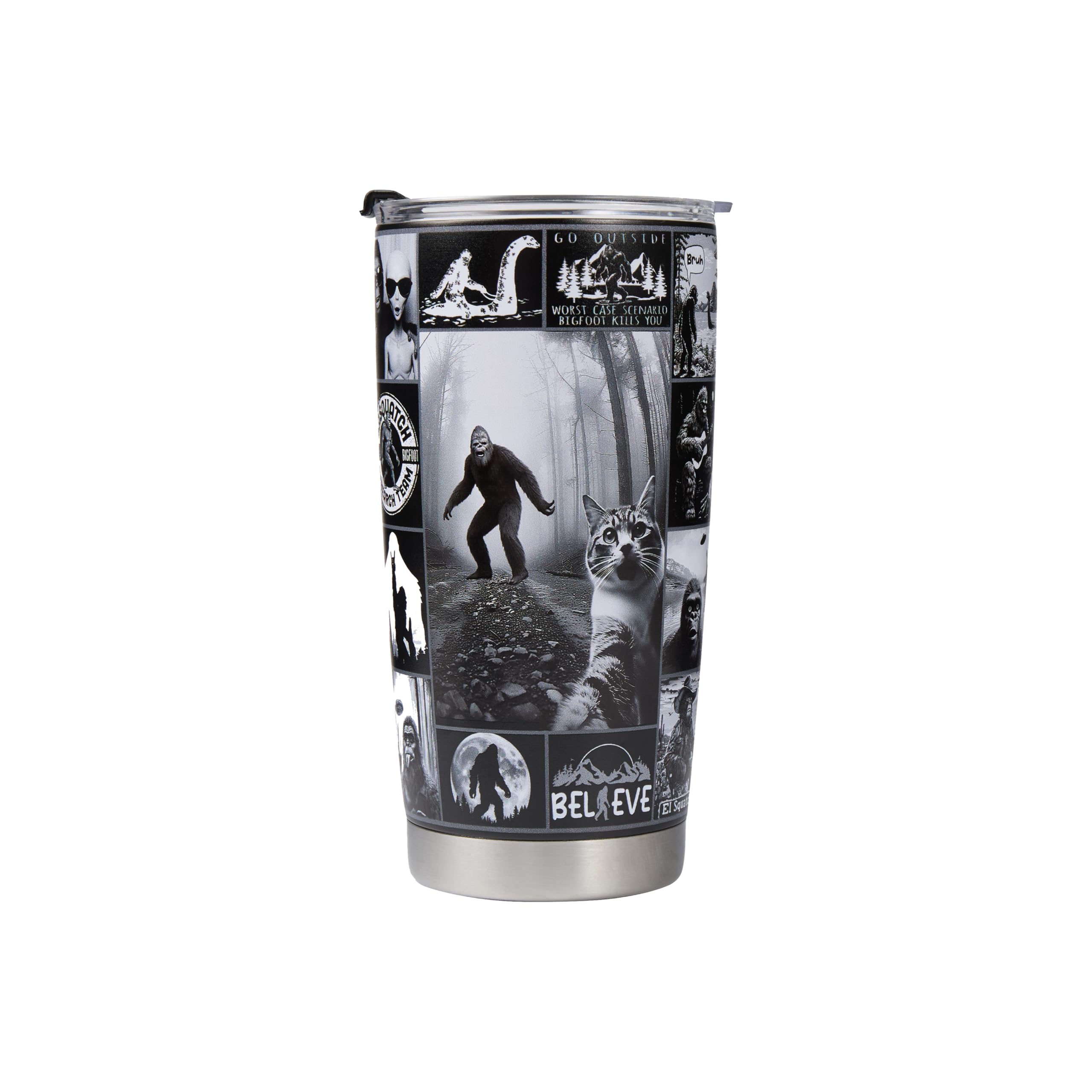 FROOBLEQUIRK Big Foot tumbler, decoración temática para fiestas