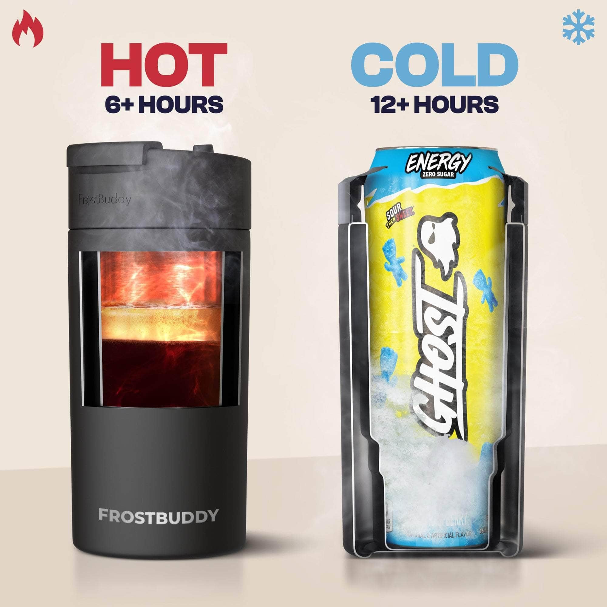 Frost Buddy acero inoxidable, duradero para uso diario.