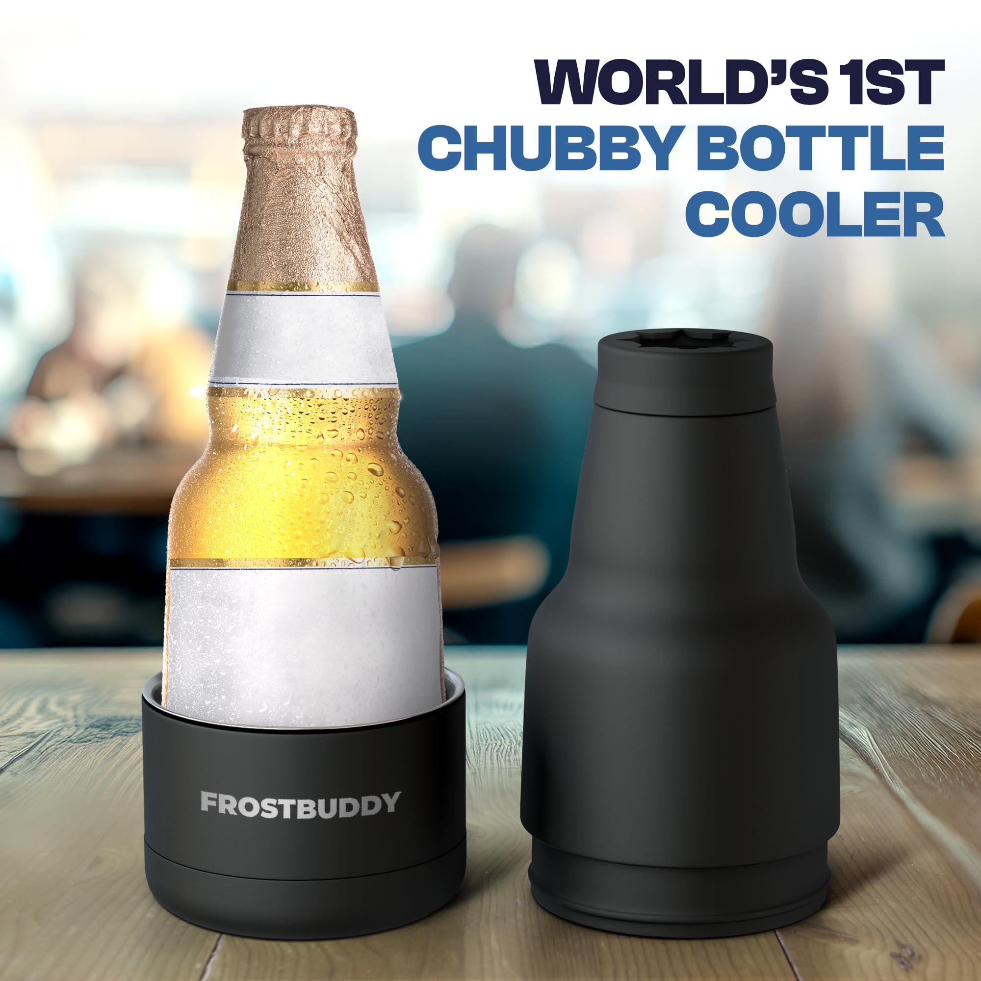 Enfriador Frost Buddy Chubby Buddy con doble pared de acero inoxidable