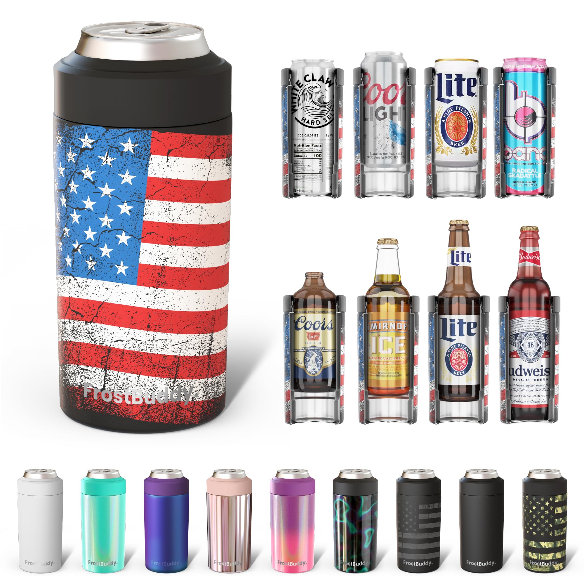 Frost Buddy enfriador universal 12oz-16oz, mantiene la bebida fría por más tiempo
