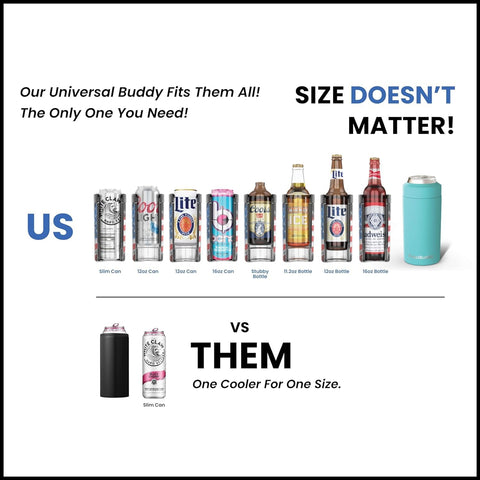 Frost Buddy enfriador universal latas delgadas 16oz, diseño ligero para llevar
