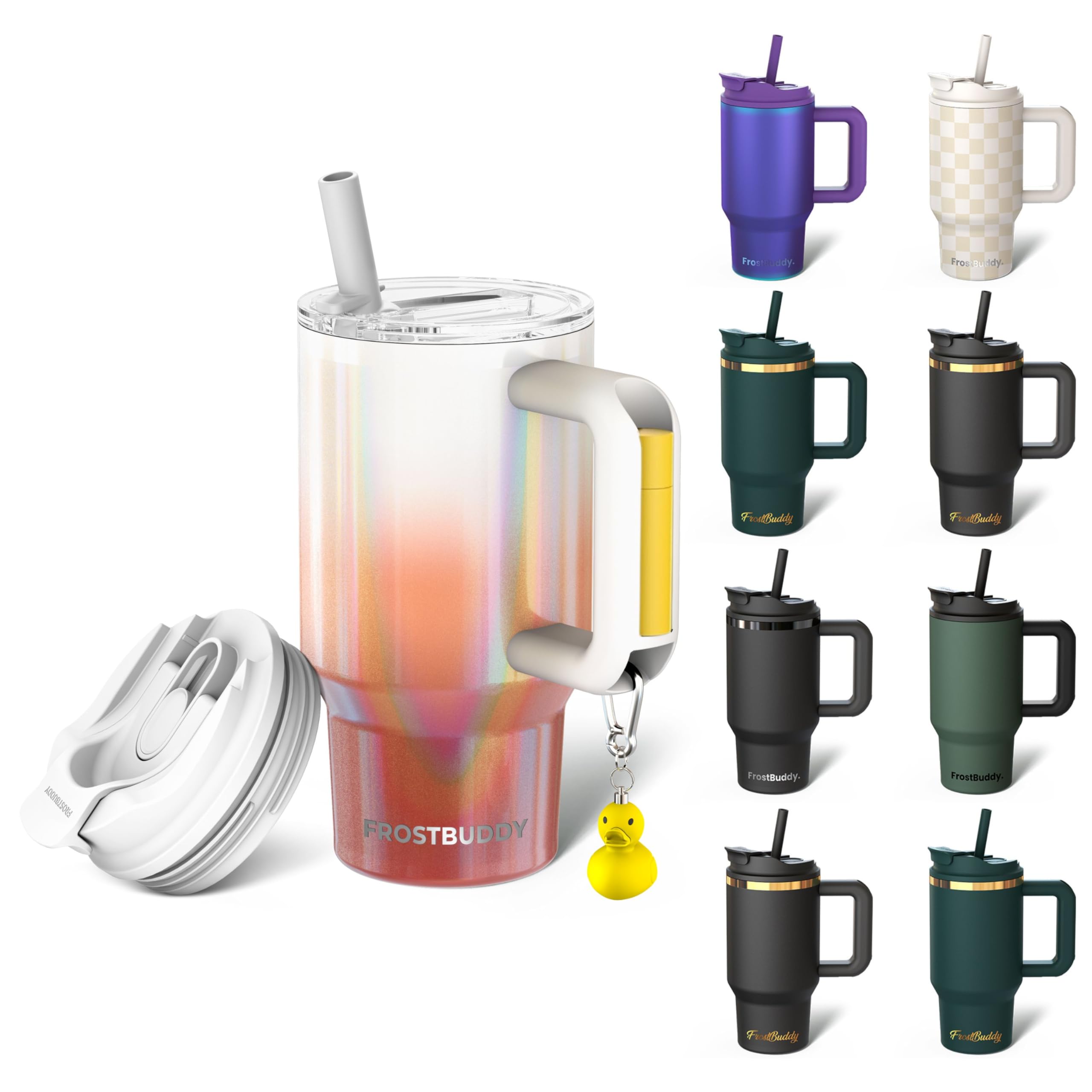 Frost Buddy Thicc Buddy, vaso aislado de acero mantiene fría la bebida por horas