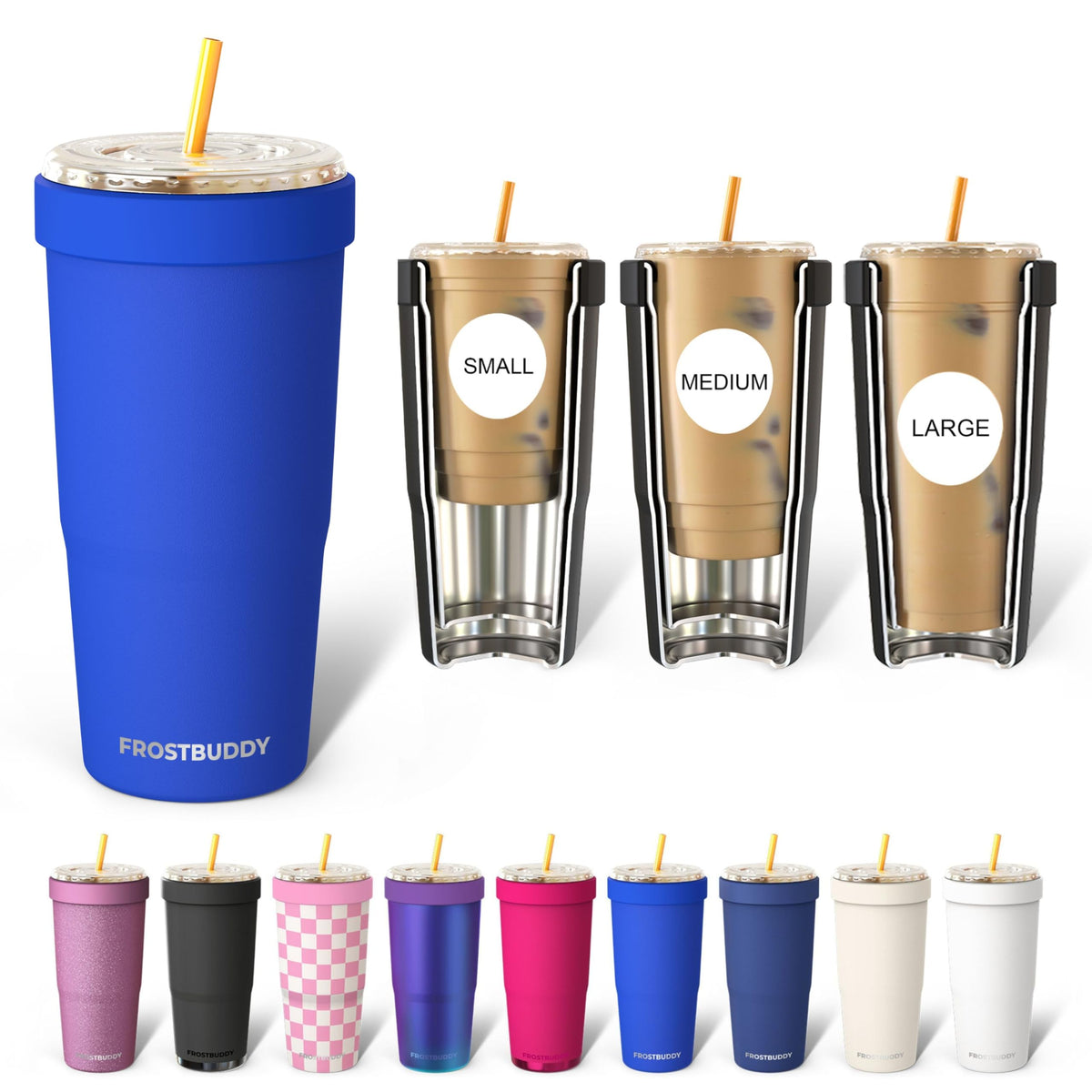 Frost Buddy Togo Buddy 30 onzas con aislamiento de doble pared mantiene bebidas frías o calientes