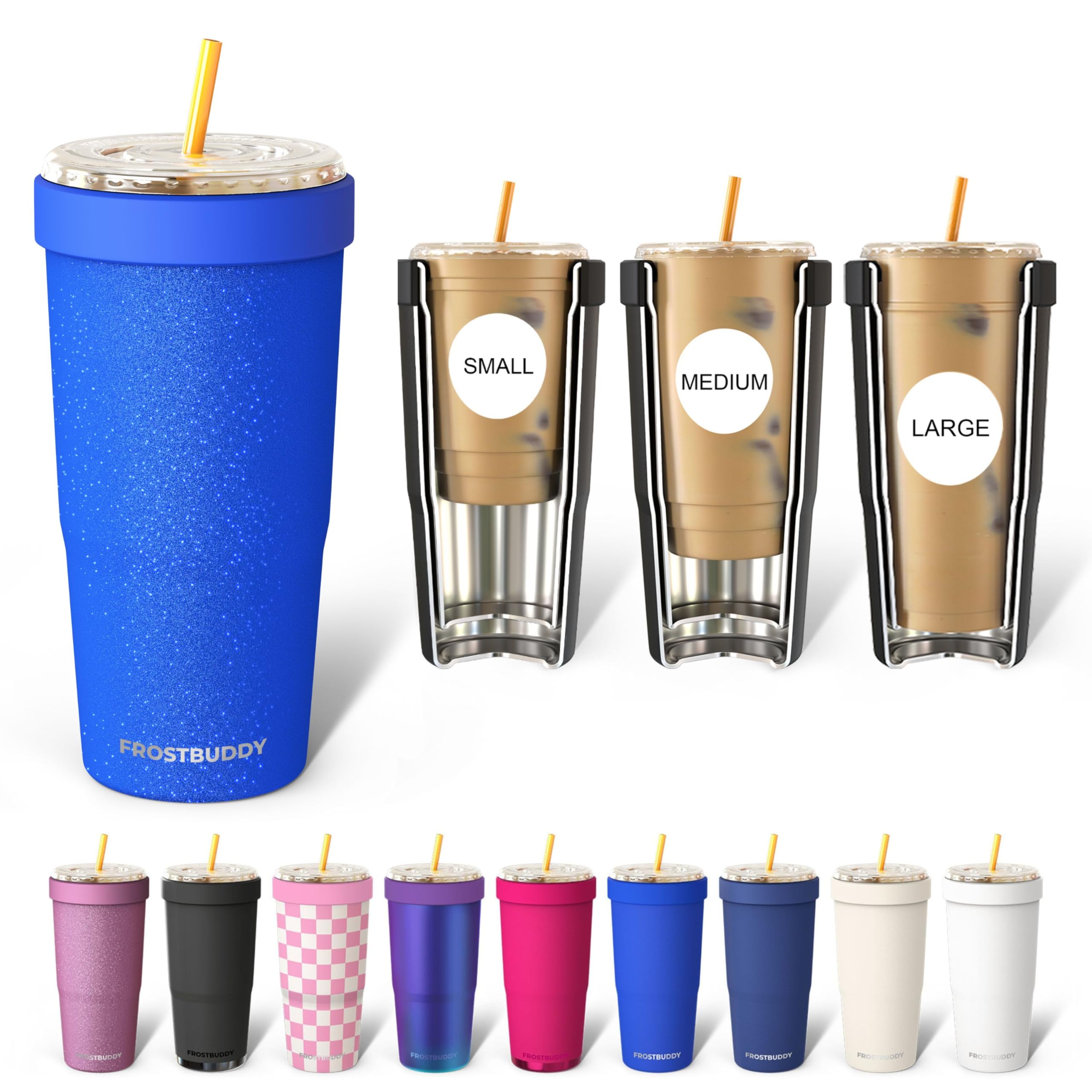 Frost Buddy Togo Buddy 30oz en acero inoxidable 18-8, conserva temperatura.