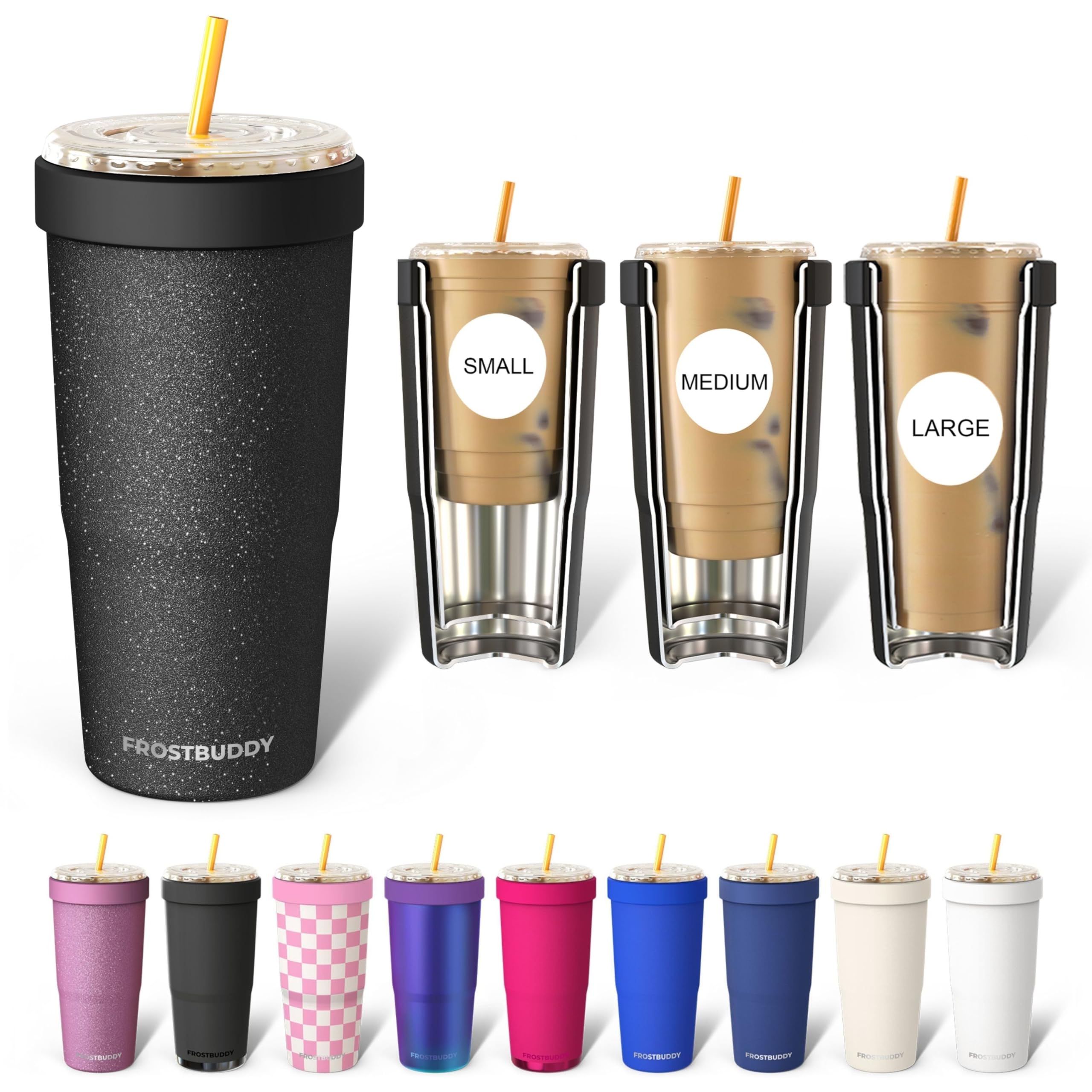 Frost Buddy Togo Buddy 30 oz con aislamiento doble mantiene bebidas calientes o frías por horas