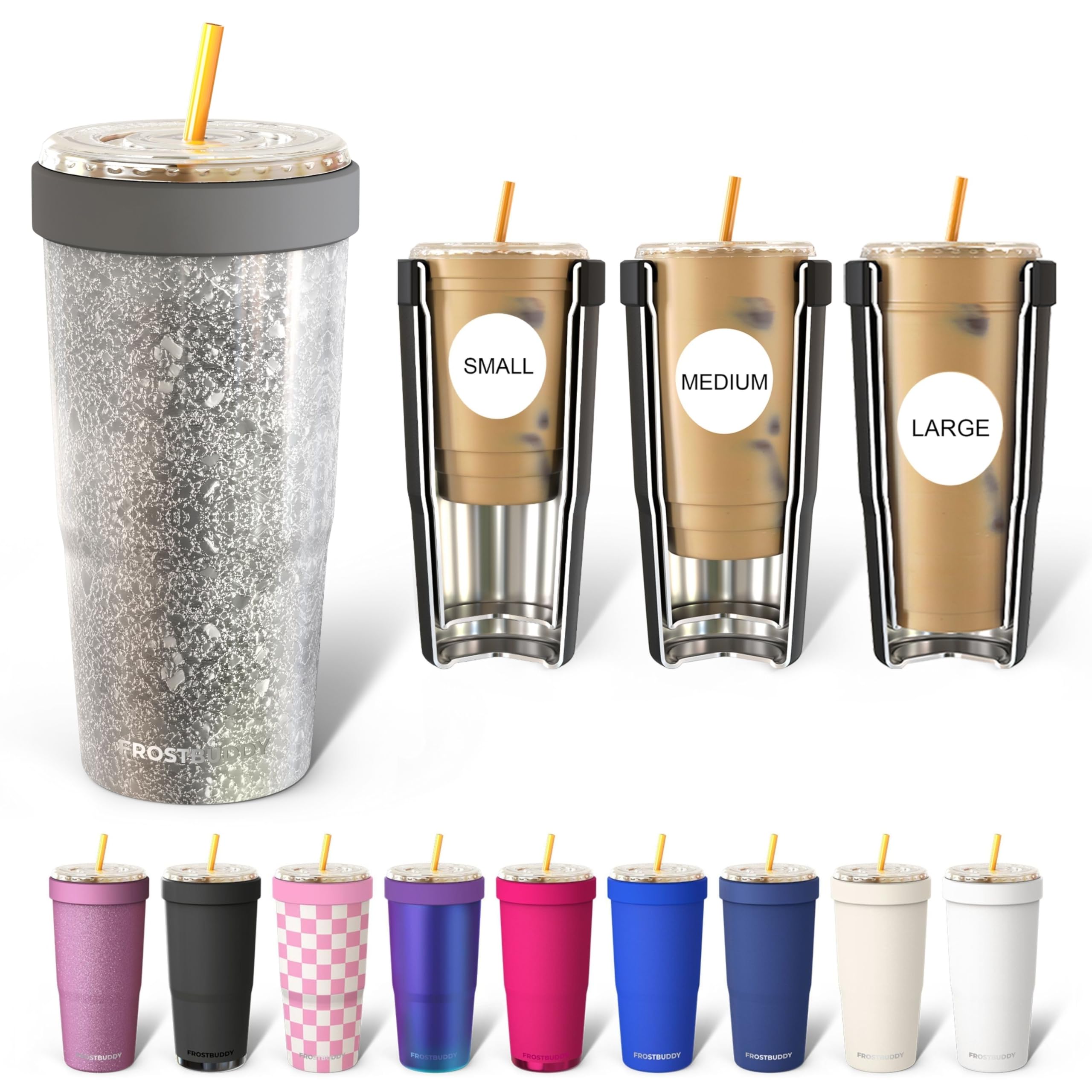 Frost Buddy Togo Buddy 30 oz vaso aislado que mantiene bebidas calientes o frías