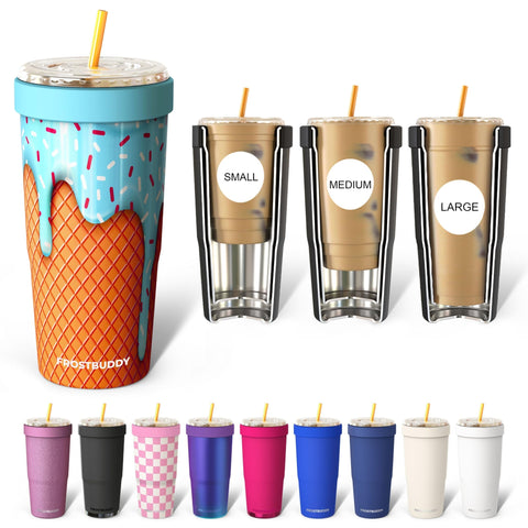 Frost Buddy Togo Buddy 30oz, vaso termico aislado, mantiene bebidas frías por horas