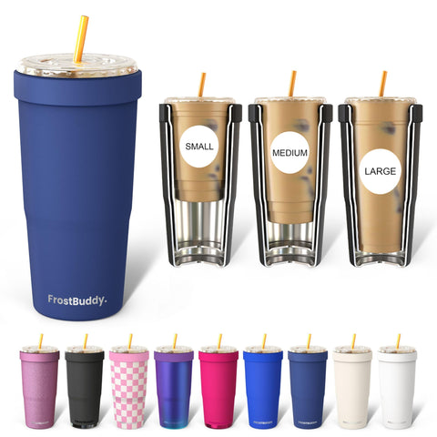 Frost Buddy Togo Buddy, vaso de acero inoxidable 30 onzas, mantiene caliente o frío