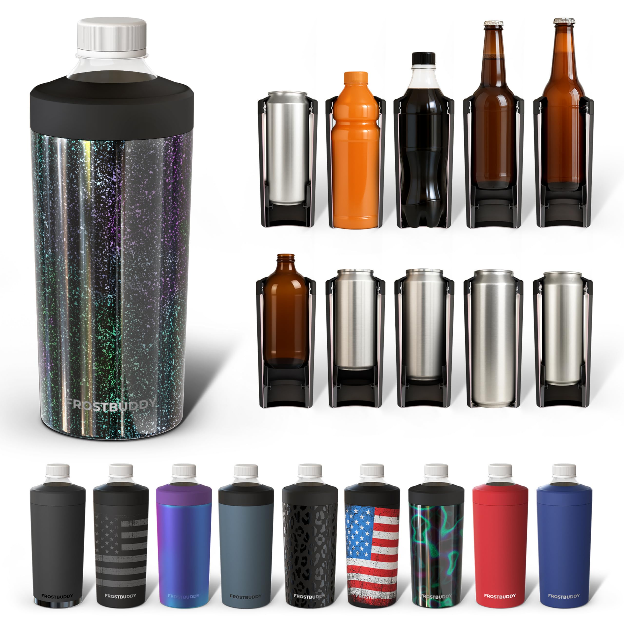 Frost Buddy Universal Buddy XL encaje de lata 12 onzas para enfriar bebidas durante horas