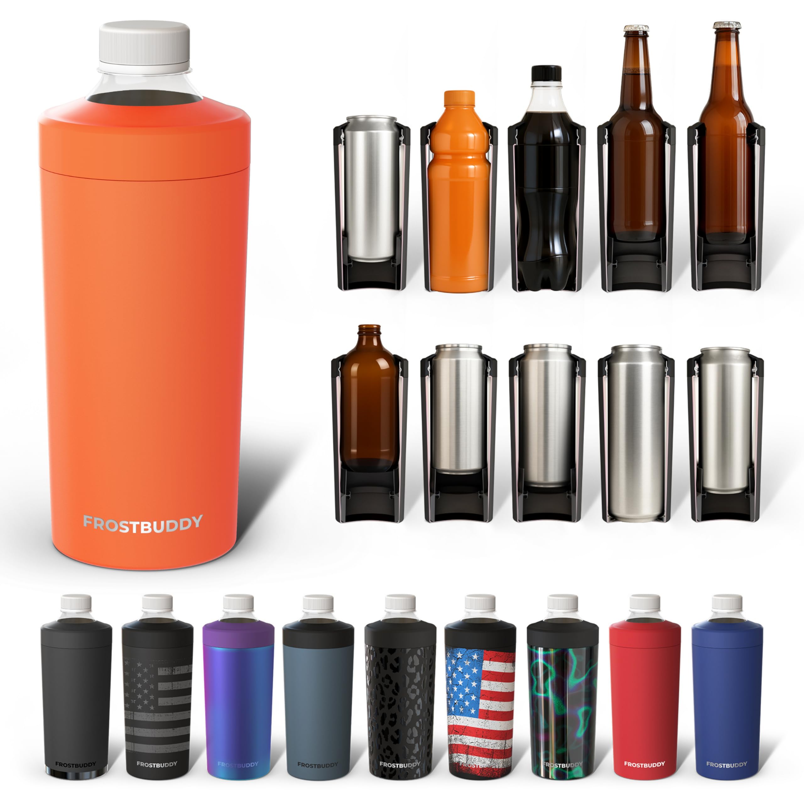 Frost Buddy XL mantiene lata 12oz fría sin condensación
