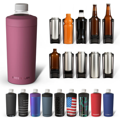 Frost Buddy Universal Buddy XL para latas y botellas 12–24 oz mantiene frías por horas