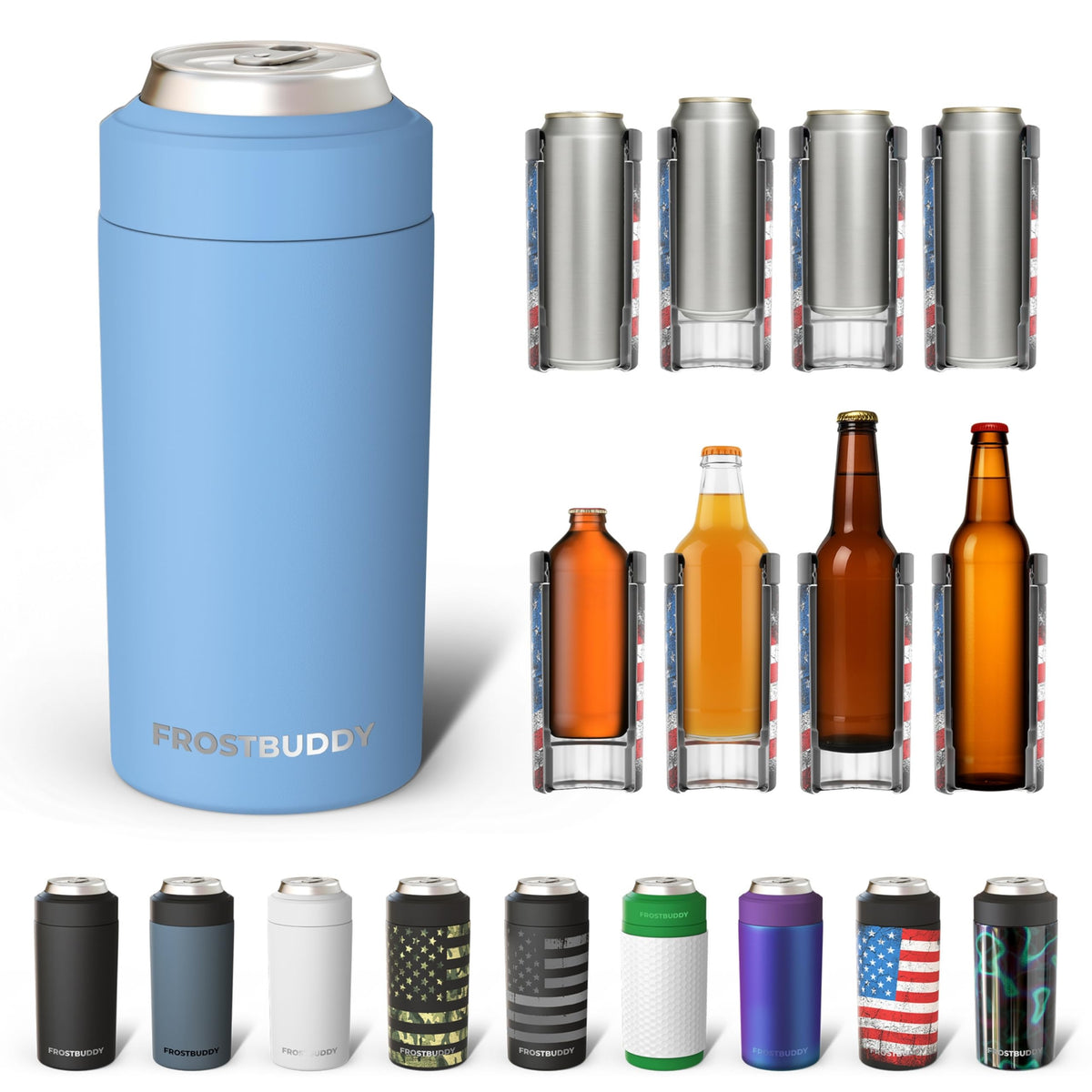 Frost Buddy universal lata 12oz mantiene la bebida fría en exteriores