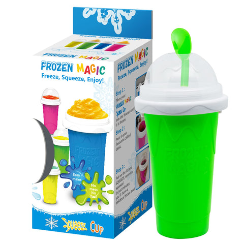 Slushy Maker de Frozen Magic: taza para convertir bebidas en slushies en casa
