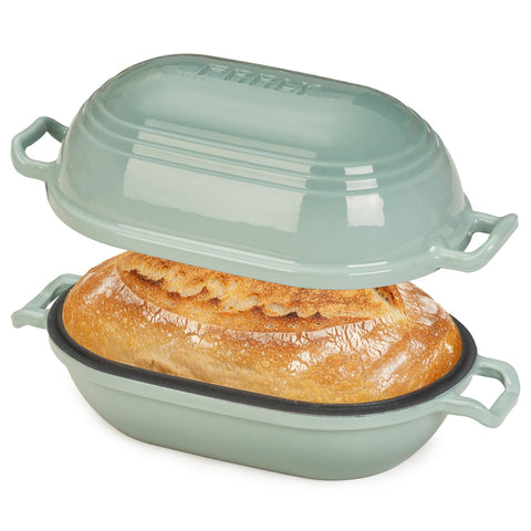 FRRLY cazuela esmaltada para pan de masa madre, horneado perfecto.