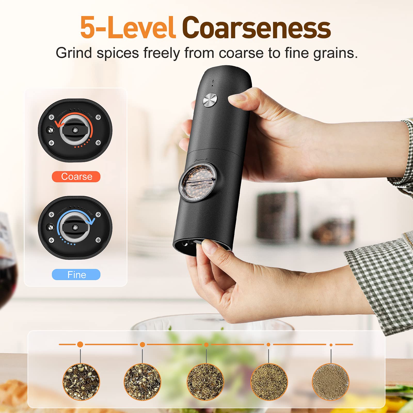 Cámara de 70 ml transparente de FRTONYI para ver la cantidad