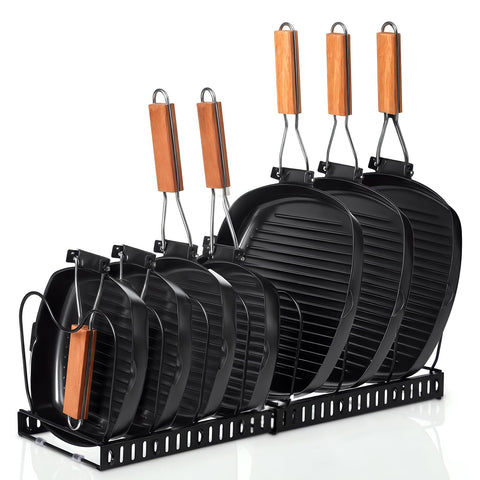 FrutPunch organizador de sartenes bajo el mueble para acceso rápido
