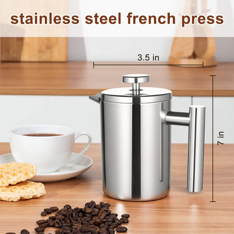 FrutPunch Prensa Francesa con filtrado eficiente para aroma intenso.
