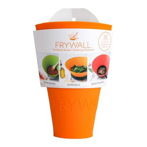 Frywall protege la encimera sin bloquear la superficie de cocción.