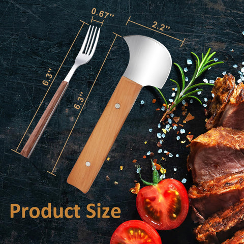 Cuchillo Rocker de Fstcrt con tenedor integrado para mesa completa