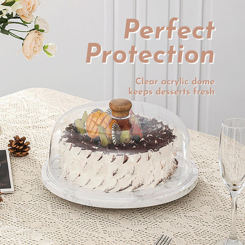 Ftytdefebrero: plataforma para pasteles con tapa facilita servir y conservar productos horneados.