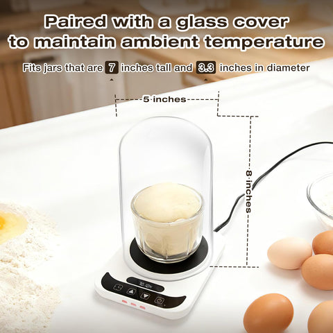 Ftzataz control preciso 70–100 °F para masa madre.