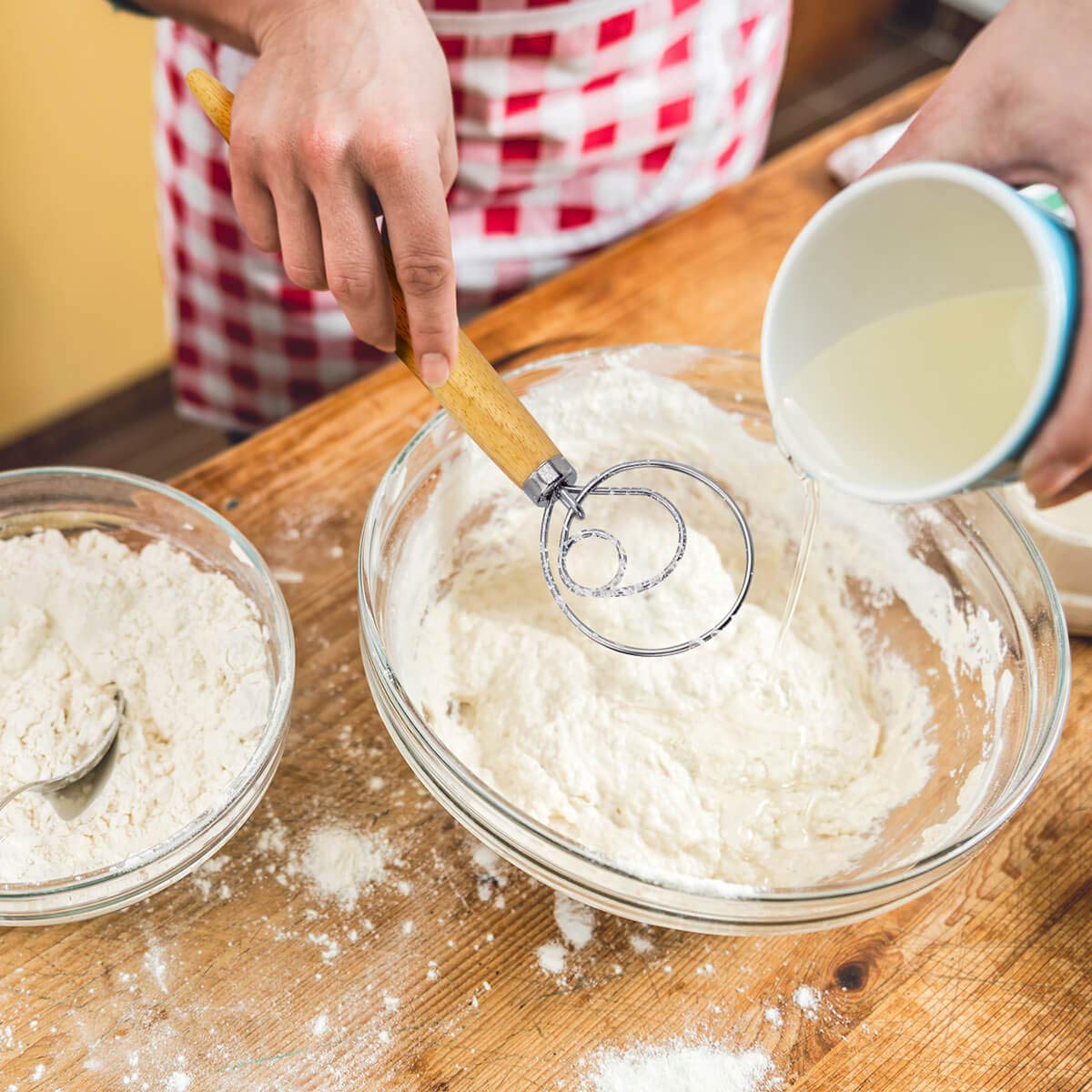 FUANRTK batidora danesa para pan y masa, uso versátil en la cocina