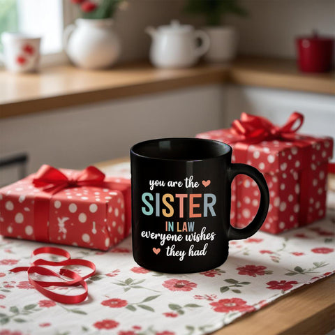 Taza Fuasei para cuñada sobre fondo blanco con contraste limpio