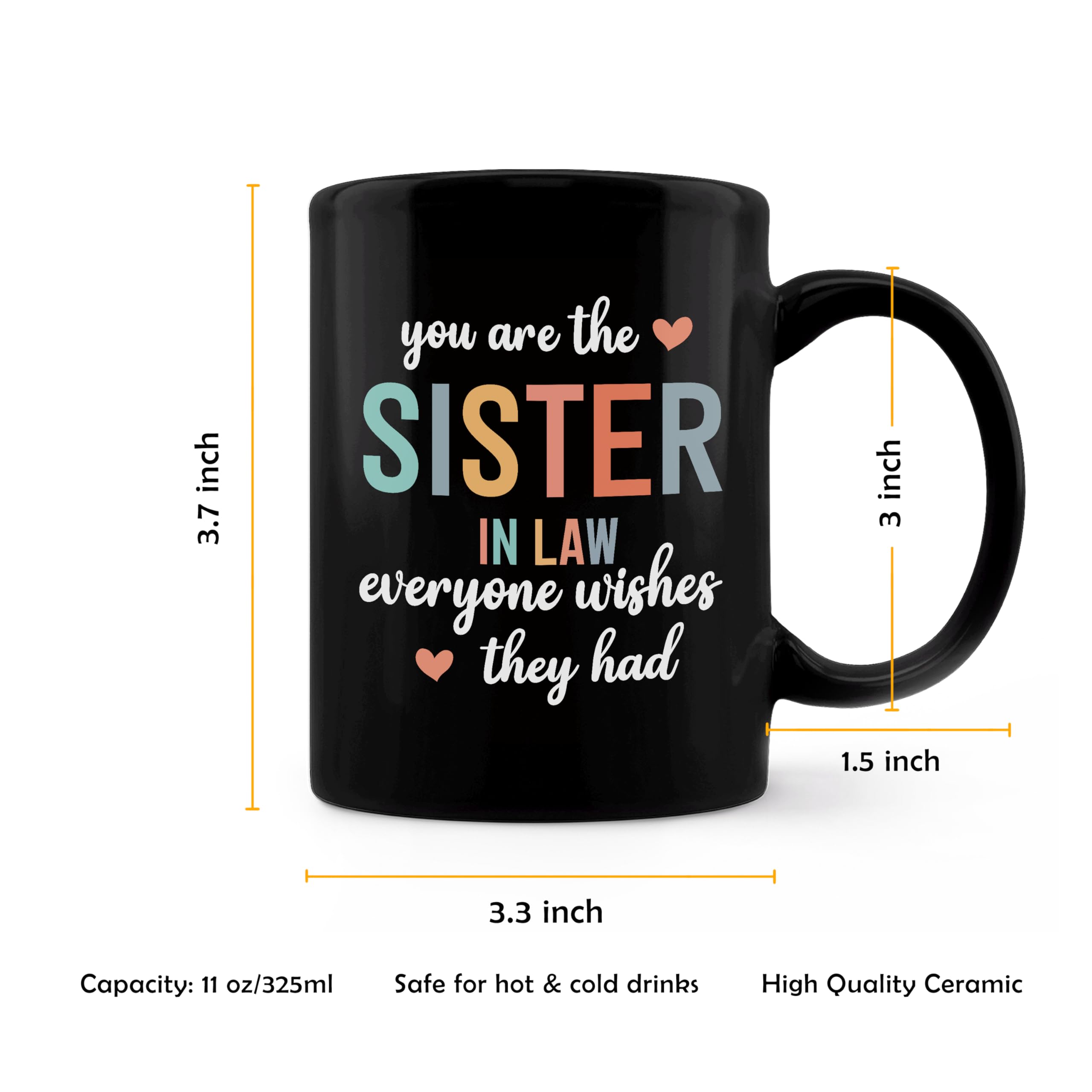 Taza Fuasei para cuñada apta para microondas y lavado fácil