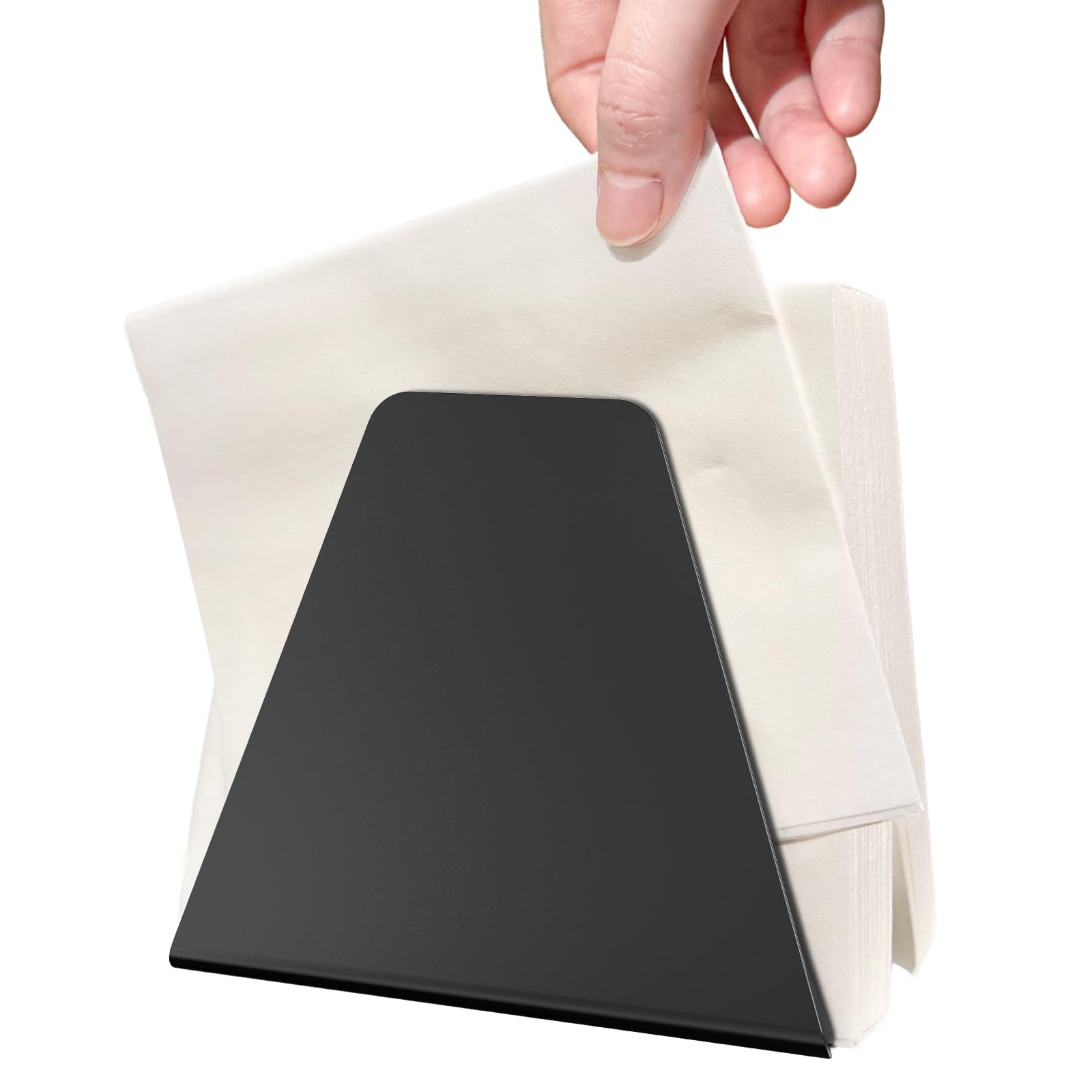 Fudontte dispensador-napkins ajuste automático, servilletas erguidas para uso rápido